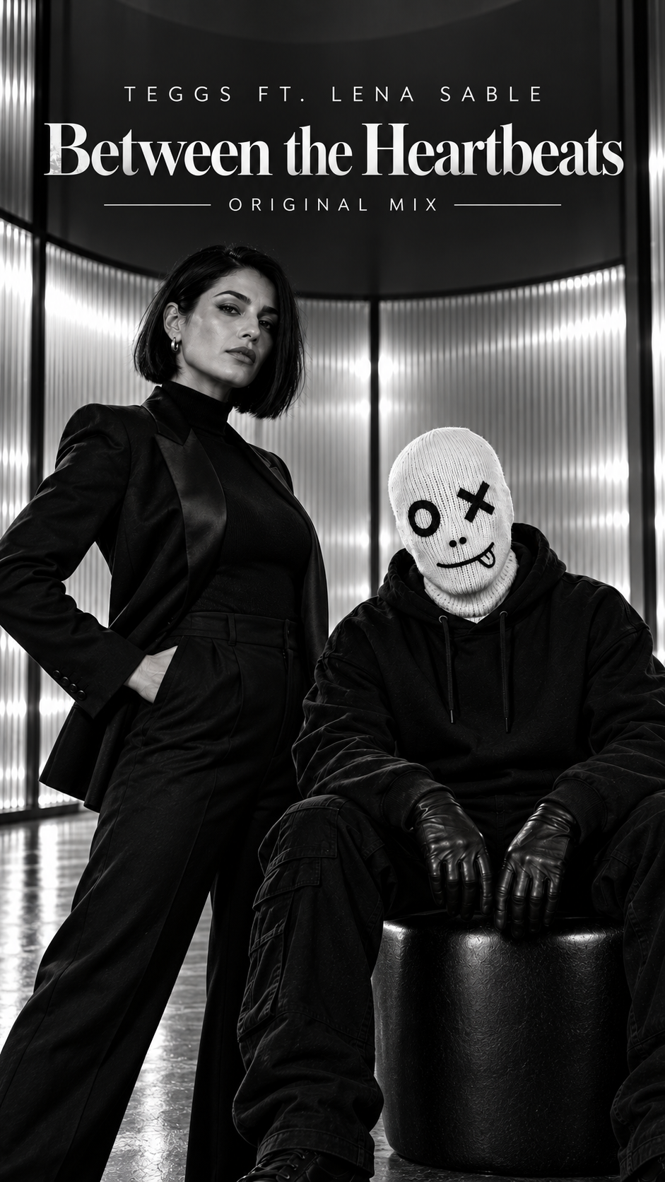 TEGGS Ft. Lena Sable — Between the Heartbeats cover artwork